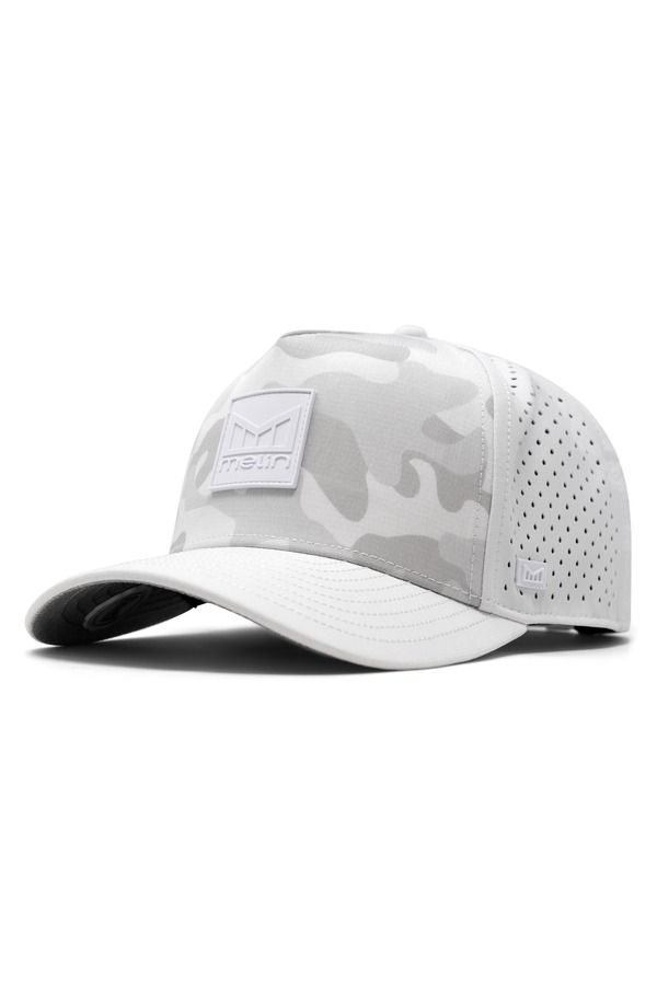 メリン メンズ アクセサリー 帽子 Melin Odysea Stacked Hydro Performance Snapback Hat Snow Camo