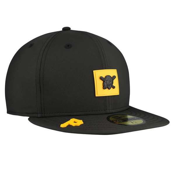 ニューエラ メンズ アクセサリー 帽子 Mens New Era Black Pittsburgh Pirates 2026 Clubhouse Alternate 59FIFTY Fitted Ha
