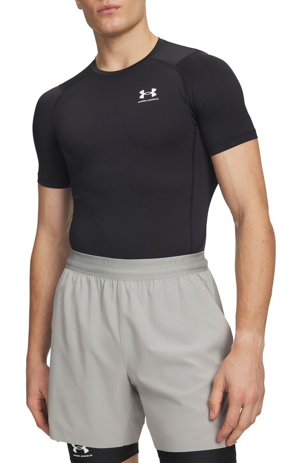 アンダーアーマー メンズ トップス Tシャツ Under Armour HeatGearmour Compression Performance TShirt Black ブラック