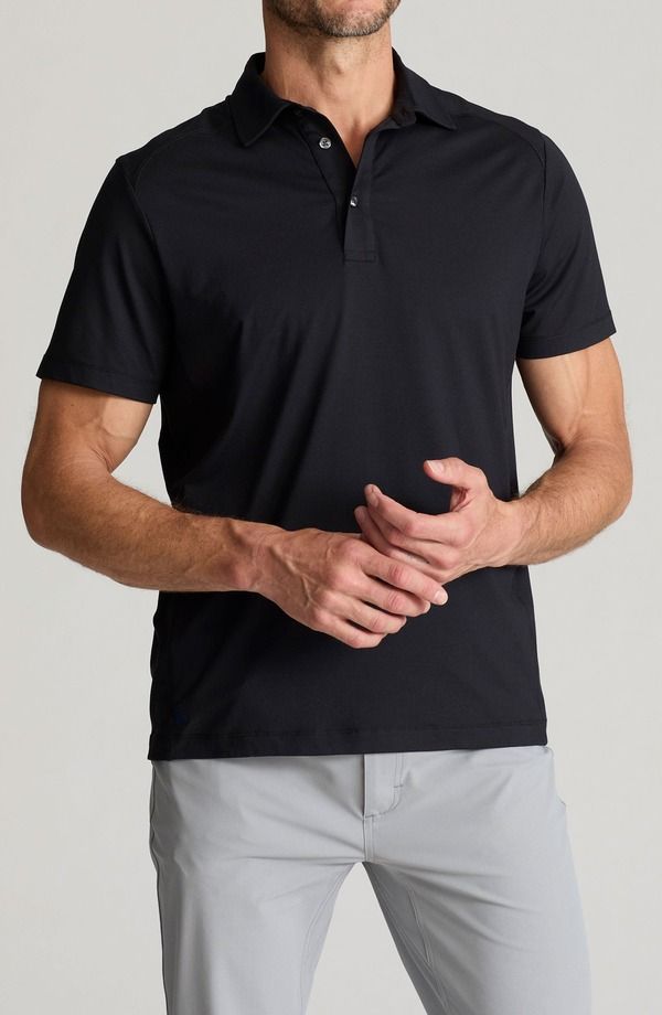 アンタックイット メンズ トップス ポロシャツ UNTUCKit Solid Performance Polo Black ブラック