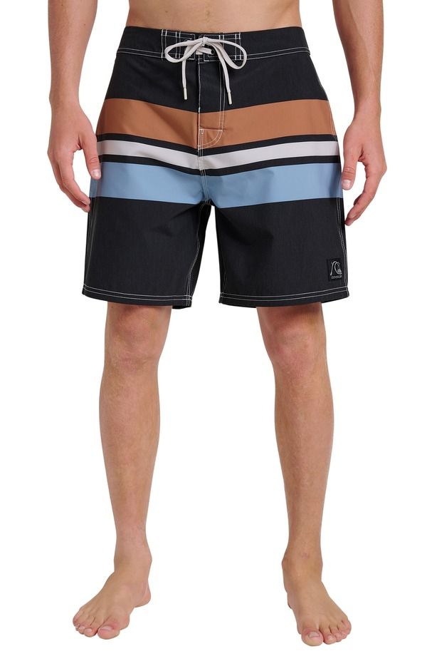 クイックシルバー メンズ 水着 ハーフパンツ・ショーツ ショートパンツ Quiksilver Original Straight Board Shorts Black ブラック
