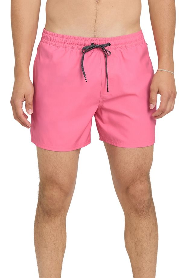 クイックシルバー メンズ 水着 ハーフパンツ・ショーツ Quiksilver Everyday Volley 15Inch Swim Trunks Pink Lemonade ピンク
