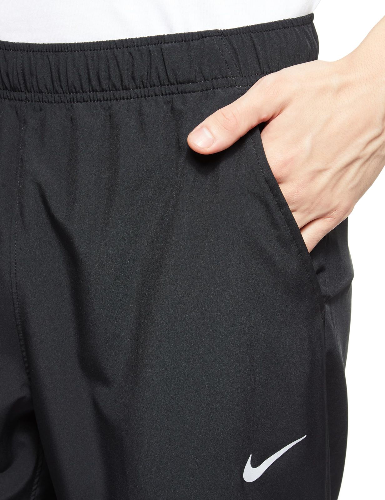 [ナイキ] Dri-FIT フォーム オープンヘム バーサタイル パンツ リフレクティブ 反射素材 FB7491-010 ブラック/ブラック ジャージ 上下 セットアップ対応モデル スポーツウェア ジム 筋トレ フィット [010：ブラック/ブラック] [L]