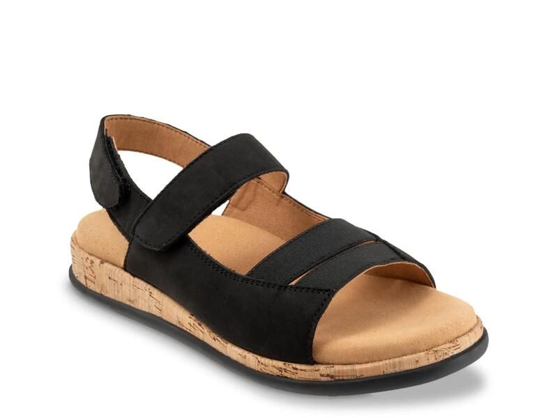トロッターズ レディース シューズ サンダル ミニ TrottersGemini Sandal Black Nubuck ブラック