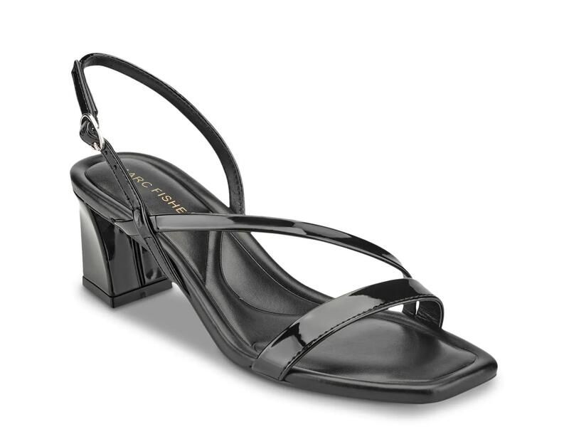 マークフィッシャー レディース シューズ サンダル Marc FisherGizia Sandal Black Patent ブラック