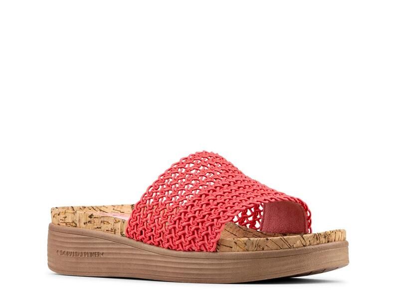 ドナルドプリネール レディース シューズ サンダル Donald PlinerFrou Wedge Sandalight Pink ピンク