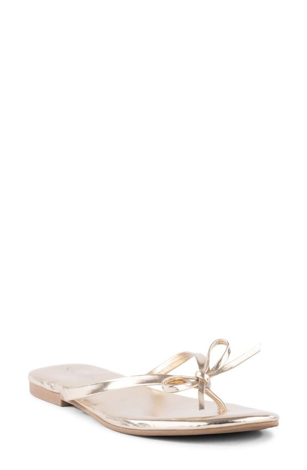 セイシェルズ レディース シューズ サンダル Seychelles Wish List Flip Flop Gold ゴールド