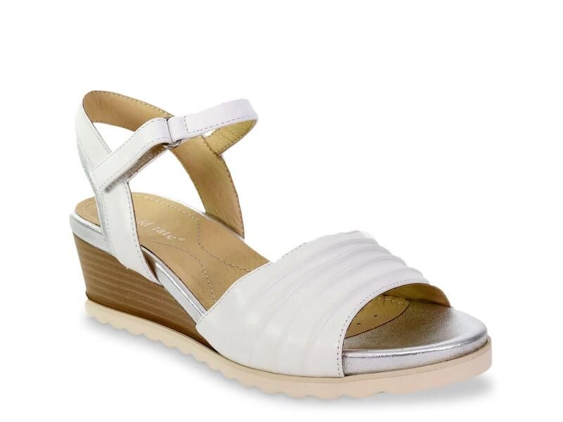 ダイビッドテイト レディース シューズ サンダル David TateKena Wedge Sandal White ホワイト