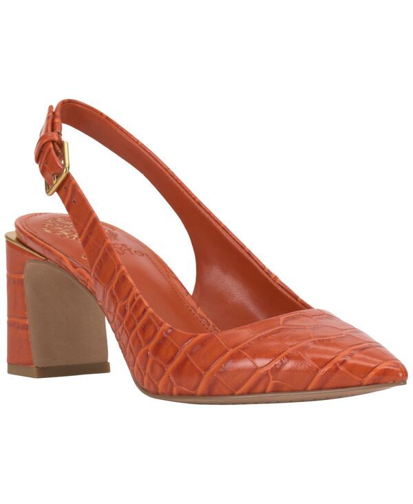 ヴィンスカムート レディース シューズ パンプス Vince Camuto Womens Hamden Slingback Pumpsunset Orange Croco オレンジ
