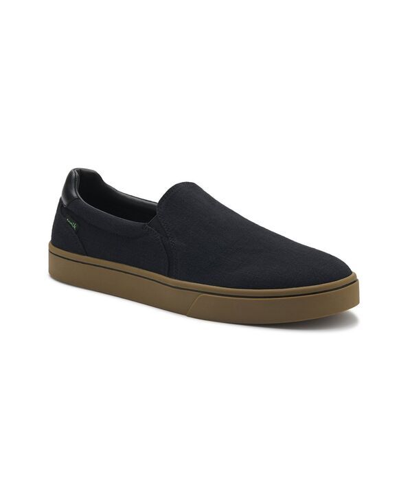 【送料無料】 サヌーク メンズ スリッポン・ローファー シューズ Mens Slip On Shoe Black
