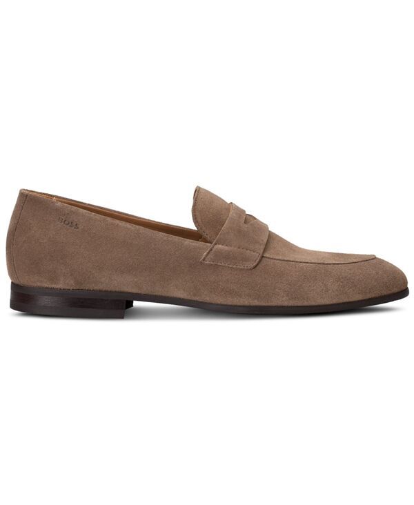 ヒューゴボス メンズ シューズ スリッポン・ローファー スエード Hugo Boss Mens Gavrie Suede Dress Loafer Beige ベージュ