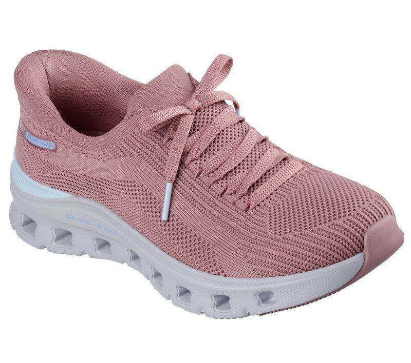 スケッチャーズ レディース シューズ スニーカー Skechers Hands Free Slipins GlideStepro Womens Comfort Sneakers Mauve