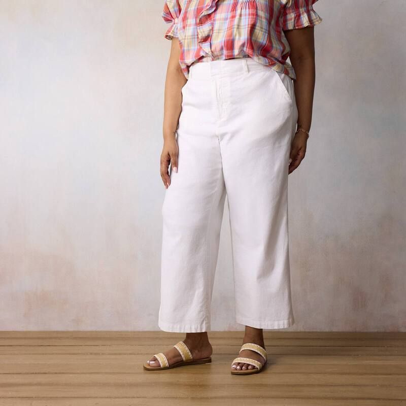 LC Lauren Conrad レディース ボトムス カジュアルパンツ ドレープラスサイズ Plusize LC Lauren Conrad Elastic Back Drape Trouserst