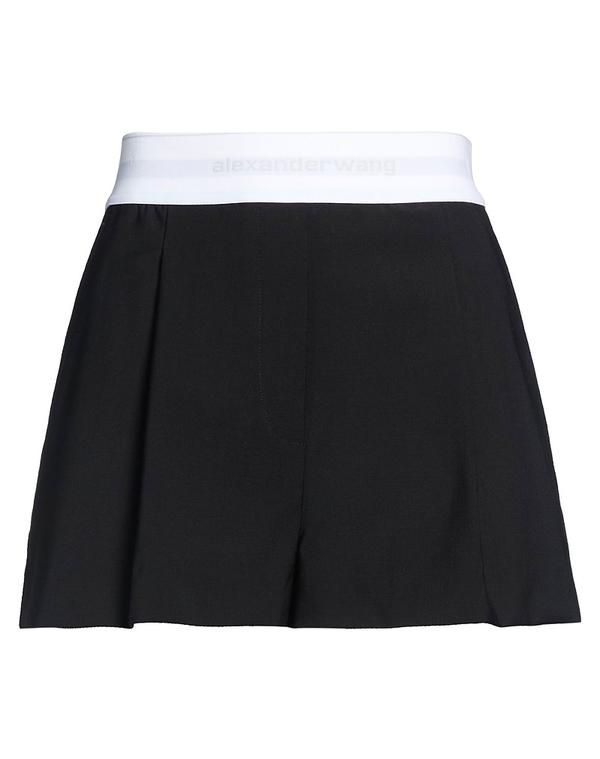 アレキサンダーワン レディース ボトムス ハーフパンツ・ショーツ ショートパンツバミューダパンツ ALEXANDER WANG Black ブラック