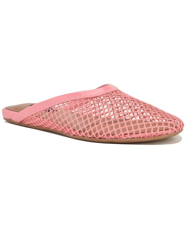 ナインウェスト レディース シューズ スリッポン・ローファー メッシュ Nine West Womens Daniela Mesh Round Toe SlipOn Mules Pink ピンク
