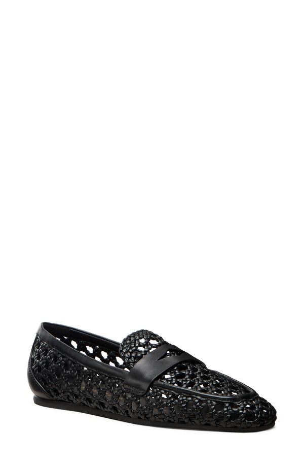 スチュアート ワイツマン レディース シューズ スリッポン・ローファー Stuart Weitzman Thea Penny Loafer Black ブラック