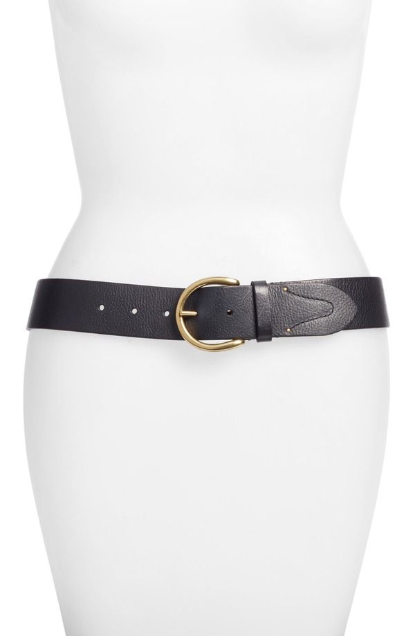 フライ レディース アクセサリー ベルト レザー Frye Campus Leather Belt Black ブラック