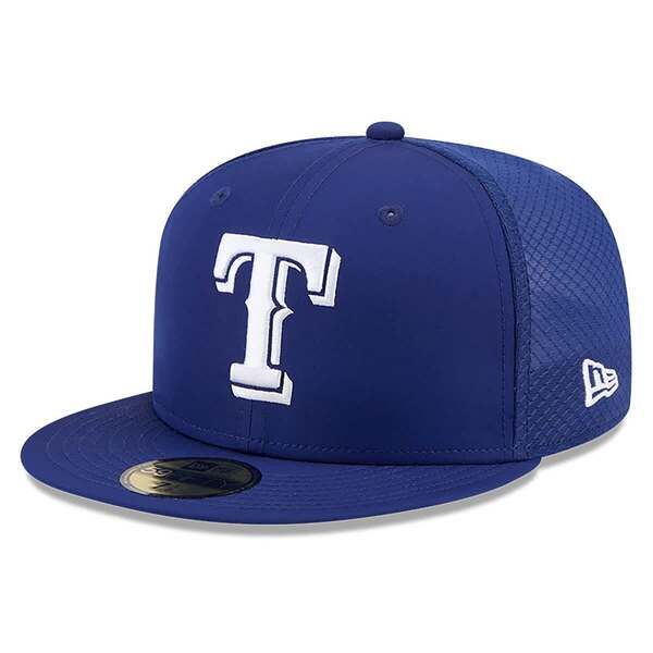 ニューエラ メンズ アクセサリー 帽子 Mens New Era Royal Texas Rangers 2026 Batting Practice 59FIFTY Fitted Hat Royal