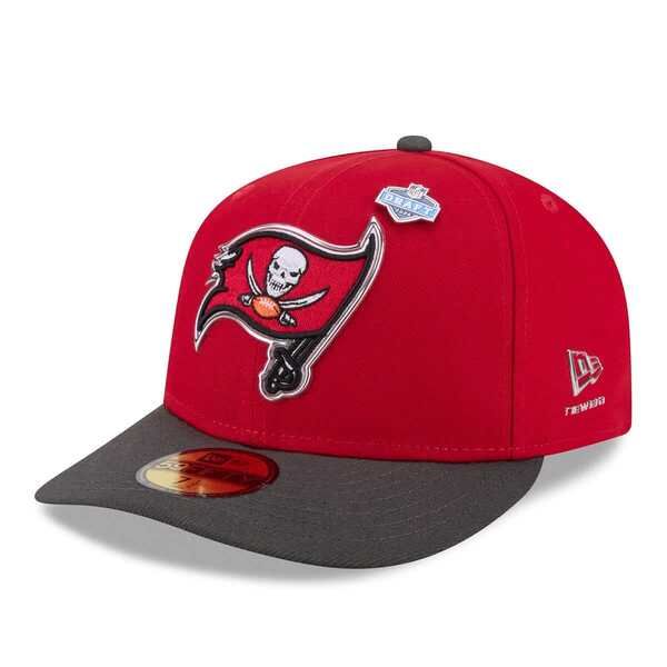 ニューエラ メンズ アクセサリー 帽子 Mens New Era RedPewter Tampa Bay Buccaneers 2026 NFL Draft PreCurved 59FIFTY Fit
