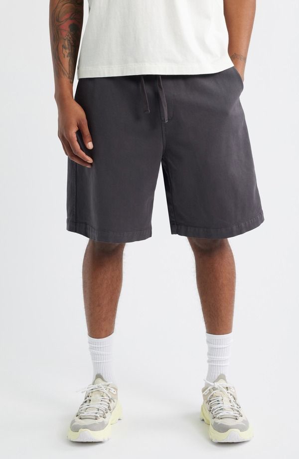 カーハート メンズ ボトムス ハーフパンツ・ショーツ ショートパンツ コットン Carhartt Work In Progress Floyde Lyocell Cotton Twill Drawst