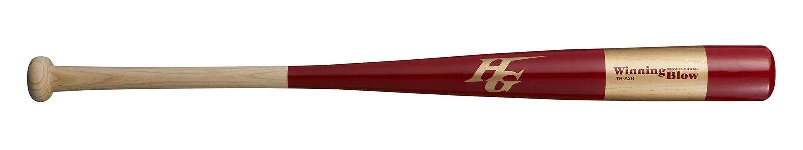 新着商品 ハイゴールド(Hi-GOLD) トレーニングバット ナチュラルXレッドXゴールド 85cm TRシリーズ 硬式対応 実打可能 TR-A3H