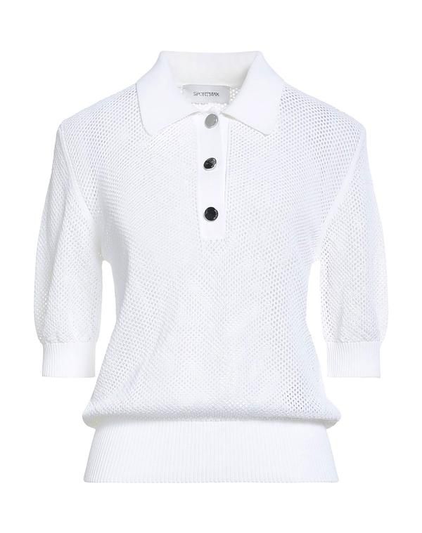 スポーツマックス レディース トップス ポロシャツ SPORTMAX White ホワイト