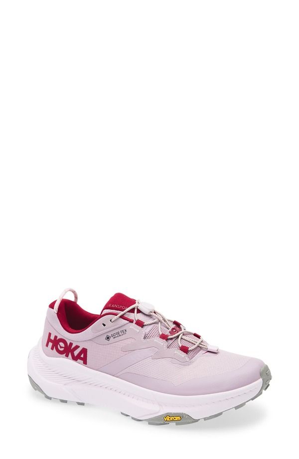 ホカオネオネ レディース シューズ スニーカー HOKA Transport GoreTex Waterproof Shoe Fragrant Lilac Lilacream クリーム
