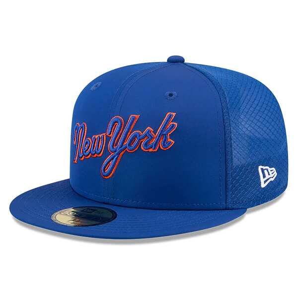 ニューエラ メンズ アクセサリー 帽子 Mens New Era Royal New York Mets 2026 Batting Practice 59FIFTY Fitted Hat Royal