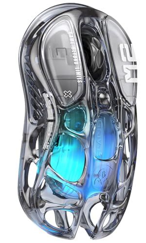 【国内正規品】GravaStar ゲーミングマウス 無線 有線 ワイヤレス 軽量 26000DPI 1Kポーリングレート 低遅延 2.4G/Bluetooth/USB有線 充電式 光るRGB 軽量79g Mercury M2 gaming mouseプ送料無料