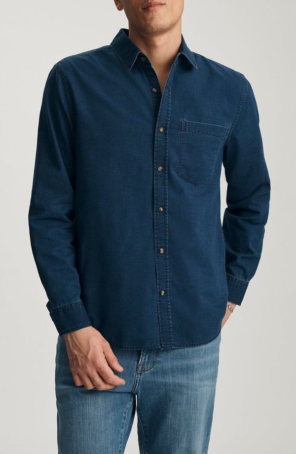 マーヴィ ジーンズ メンズ トップス シャツ デニム Mavi Jeans Denim ButtonUp Shirt Indigo インディゴ