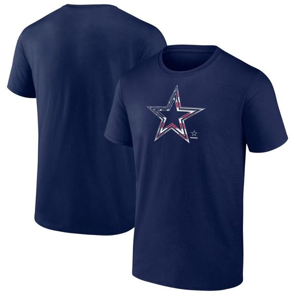 ファナティクス メンズ トップス Tシャツ トール Mens Fanatics Navy Dallas Cowboys Big Tall Americana TShirt Navy ネイビー