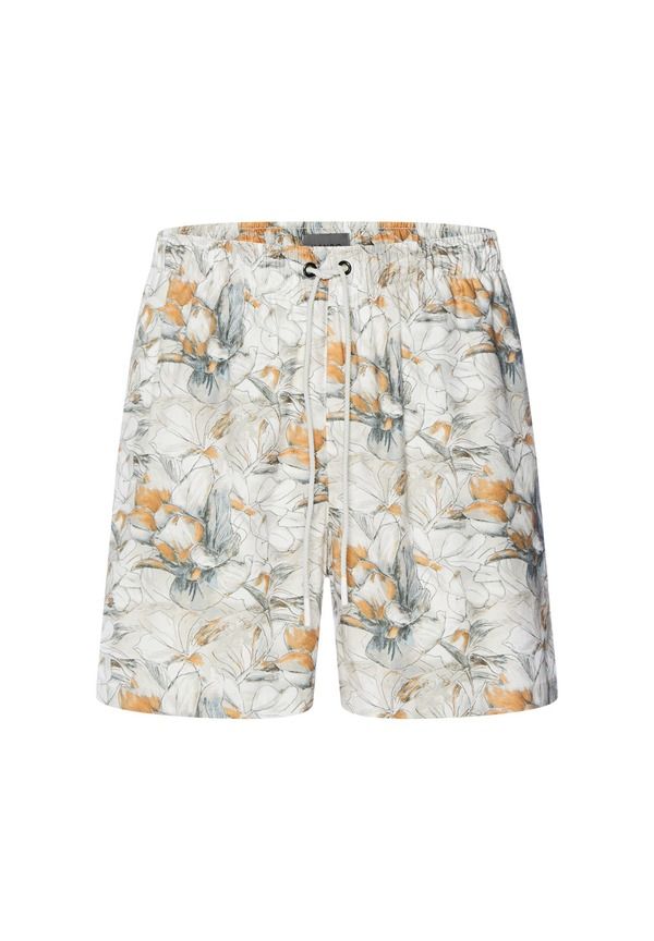 ハンロ メンズ ボトムス ハーフパンツ・ショーツ フラワー柄 ショートパンツ コットン フラワー Hanro Travelwear Organicotton Floral Shortsunlit Pe