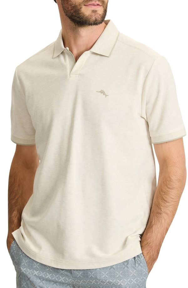 トッミーバハマ メンズ トップス ポロシャツ Tommy Bahama Emfielder Johnny Collar IslandZone Polo Arctic Wind Heather ヘザー