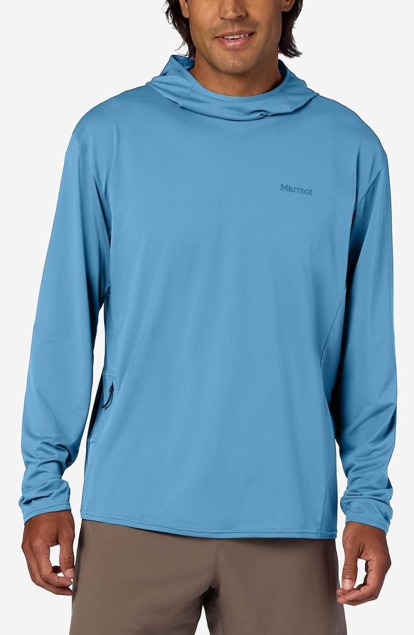 マーモット メンズ アウター パーカー・スウェット Marmot AirExchange SolarShield UPF Hoodie Summer Storm