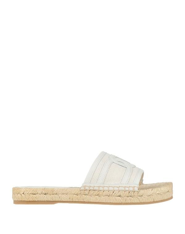 トッズ レディース シューズ スリッポン・ローファー エスパドリーユ TODS Off White オフホワイト