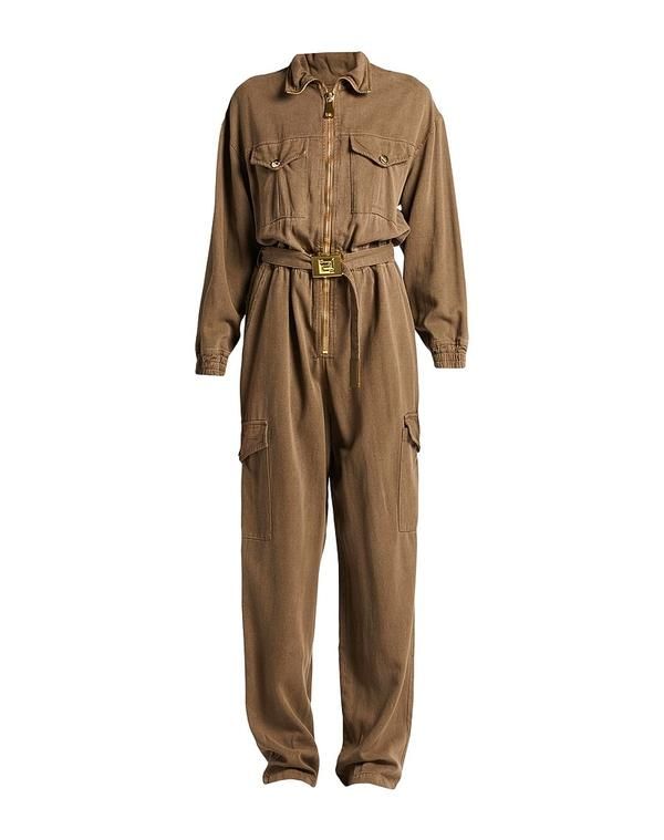 エリザベッタフランキ レディース トップス ジャンプスーツ ELISABETTA FRANCHI Khaki カーキ