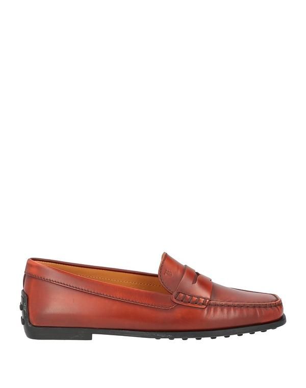 トッズ レディース シューズ スリッポン・ローファー モカシン TODS Reddish Brown ブラウン