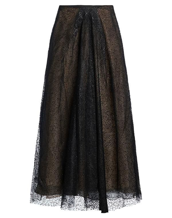 ローラン・ムレディース ボトムスカート ROLAND MOURET Black ブラック