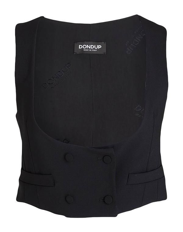 ドンダップ レディース トップス ベスト ジレ DONDUP Black ブラック