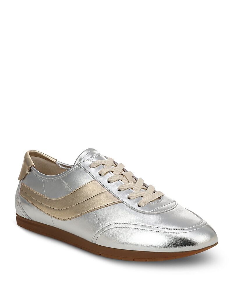 ヴィンス レディース シューズ スニーカー Vince Womens LA Runner Sneakersilver Leather シルバー