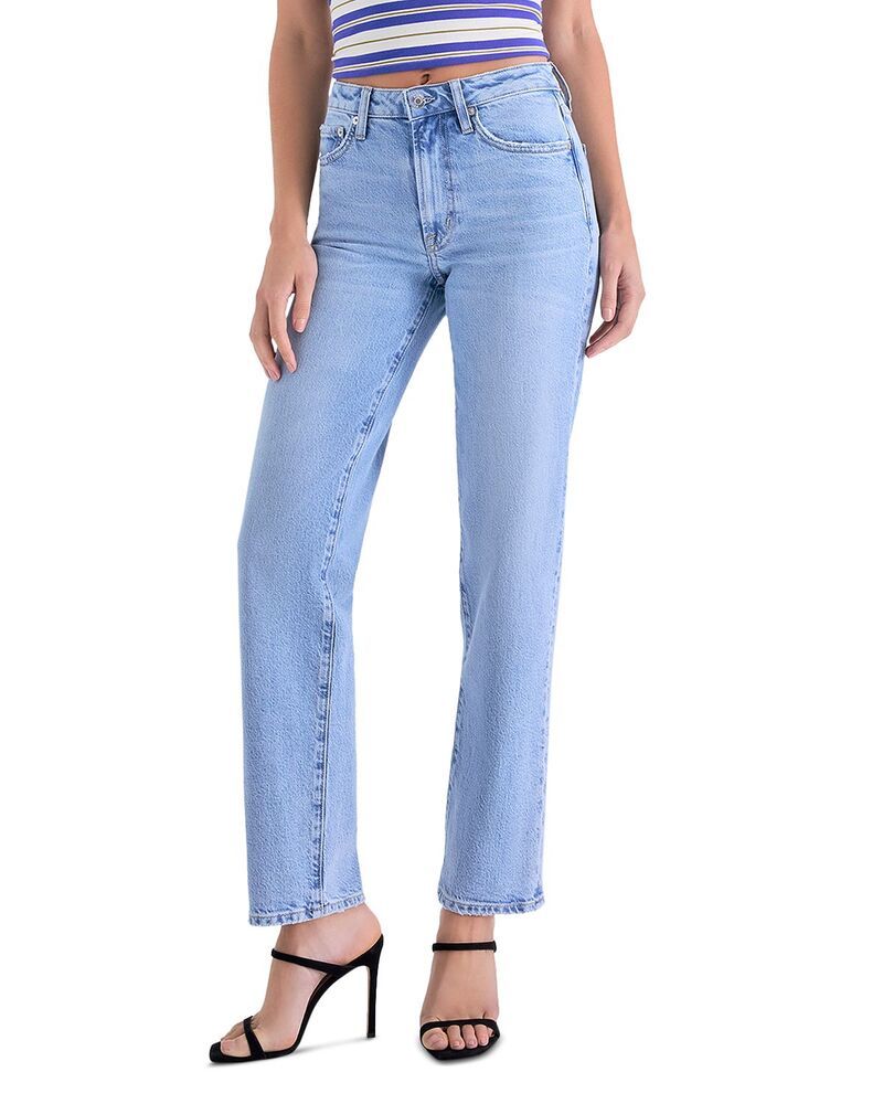 ピストーラ レディース ボトムス デニムパンツ ジーンズ Pistolaleks High Rise Straight Jeans in Aegean