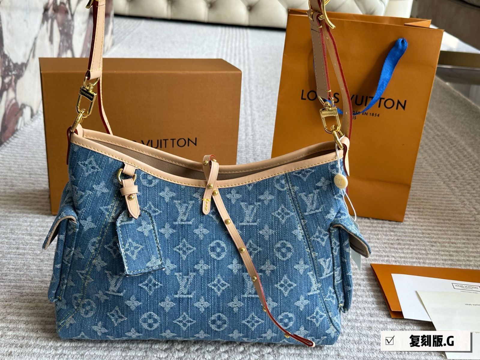 【今日特価】Louis Vuitton CarryAll Dark MM ルイ・ヴィトン キャリーオール ダーク ミディアム-WTO輸入2