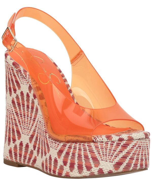 ジェシカシンプソン レディース シューズ サンダル プラットフォーム Jessica Simpson Womens Kaliese Slingback PeepToe Platform Wedge S