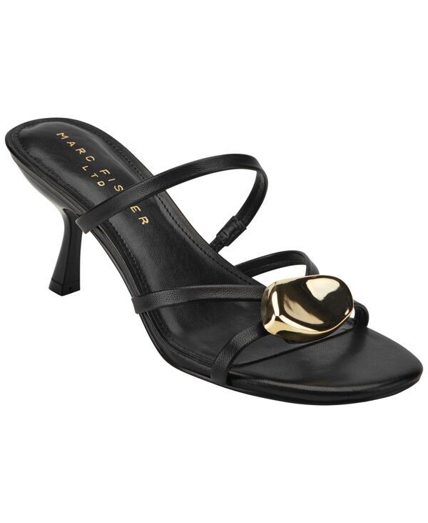 マーク・フィッシャー レディース シューズ サンダル レザー Marc Fisher LTD Womens Natesa Ornamented Strappy Leather Dressandals