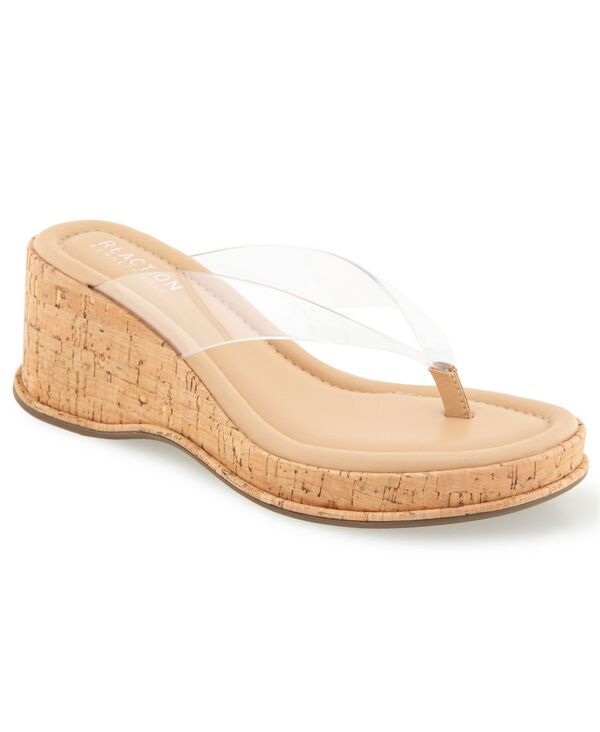 ケネスコール レディース シューズ サンダル Kenneth Cole Reaction Womens Rixton Wedge Thong Sandals Clear Vinyl