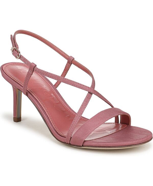サムエデルマン レディース シューズ サンダル Sam Edelman Womens Ginny Strappy Sandals Luxe Rose Satin Fabric
