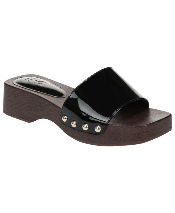 アイエヌシー インターナショナル コンセプト レディース シューズ サンダル INC International Concepts Womens Ullaa Wood Slide Sandals Bl