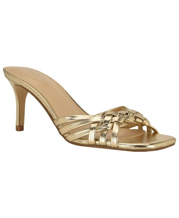 カルバンクライン レディース シューズ サンダル Calvin Klein Womens Wendine Woven Dressandals Gold ゴールド