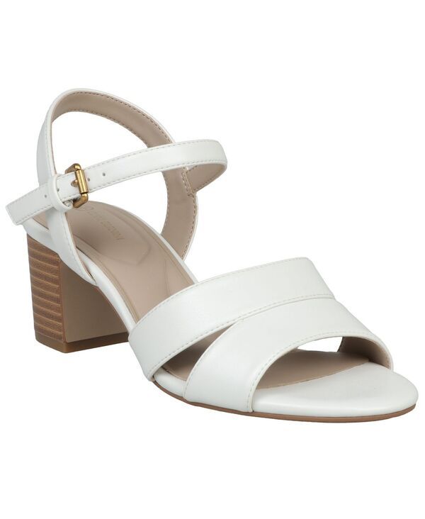 ジャーニ ベルニーニ レディース シューズ サンダル ヒール Giani Bernini Womens Nelliie Block Heel Dressandals White ホワイト