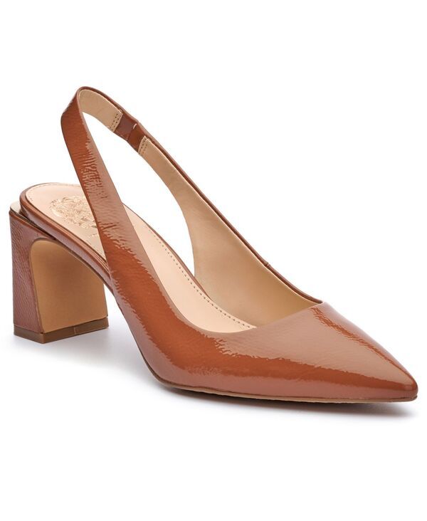 ヴィンスカムート レディース シューズ パンプス Vince Camuto Womens Hamden Slingback Pumps Tawny Birch Patent